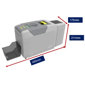 Imprimante de cartes d'identité intelligentes en PVC en plastique d'impression thermique Seaory à haute efficacité