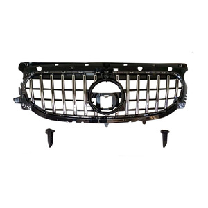 Mercedes-Benz GLA157GT H247 Radiator Grille Black And <b>Silver</b> Front Bumper Grill For GLA45 GLA35 2021 Model - Product Image 1