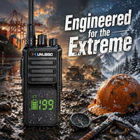 Radio marine étanche IP68 XUNLIBAO, fabricant OEM ODM LOGO F1880, talkie-walkie VHF UHF double bande, talkie-walkies portables