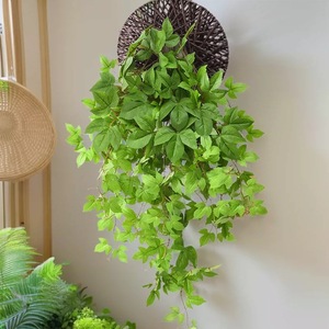 Lianes de lierre artificiel en soie, verdure décorative 100cm-200cm, bouquet de plantes murales suspendues - Product Image 1