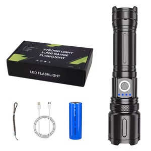 Hot Sale High-Power Rechargeable LED Flashlight for Mountain Camping Portable Aluminum Body Flashlight - Product Image 4