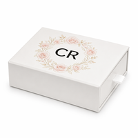 Boîte cadeau rigide de style tiroir personnalisée pour l'emballage de flacons de parfum et d'huiles essentielles