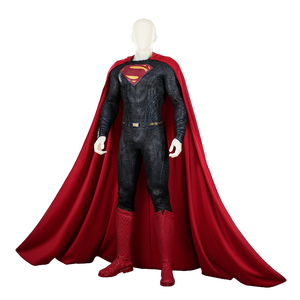 Costume de Superman bleu foncé personnalisé pour ensemble de costumes de Cosplay pour hommes adultes mettant en vedette des personnages de <span class=keywords><strong>film</strong></span> haut en tissu tridimensionnel - Product Image 2