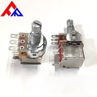 High Quality 16mm Linear Push-Pull Potentiometers 5K 20% Metal & Plastic for Musical Instruments
