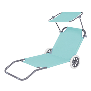 Nouvelle mise à niveau chaise <span class=keywords><strong>de</strong></span> <span class=keywords><strong>plage</strong></span> portable extérieure chaise <span class=keywords><strong>de</strong></span> loisirs chaise longue pliable <span class=keywords><strong>avec</strong></span> <span class=keywords><strong>parasol</strong></span> et roues - Product Image 3