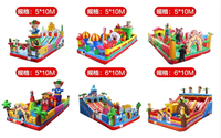 Château gonflable pour enfants de haute qualité, en PVC commercial, avec toboggan, idéal pour les fêtes, les parcs et les événements.