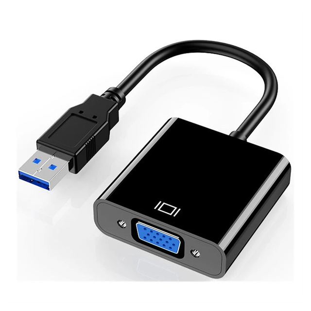 USB to VGA Adapter ,USB 3.0 to VGA Adapter Multi-Display Video Converter Support PC Laptop Windows 7/10 Desktop, Laptop