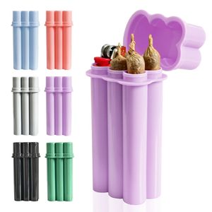 Boîte de rangement en plastique portable et étanche pour briquet et cigarettes, avec 2, 3, 4 ou 6 compartiments - Product Image 6
