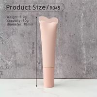 Tubes de brillant à lèvres à tête en cristal rose nu de luxe emballage de brillant à lèvres en plastique personnalisable conteneur de baume à lèvres écran à vis cosmétique