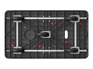 Carrito de Compras Resistente al por Mayor MBC-037, Cuatro Tubos, Negro, Carrito de Servicio Grande Equipado con Ruedas - Product Image 4