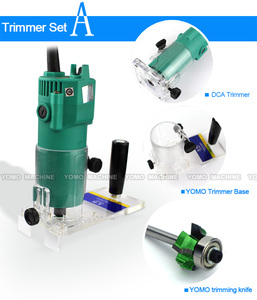 Macchina Elettrica per Bordatura del Legno con Base in Plastica Rigida e Lama di Rifinitura - Product Image 6