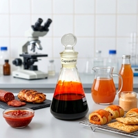 Extrait naturel de piment liquide, oléorésine de capsicum et capsaïcine, extrait végétal de qualité alimentaire à base d'huile végétale