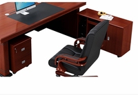 Bureau de direction en bois massif, design de table pour PDG, directeur général, grand patron