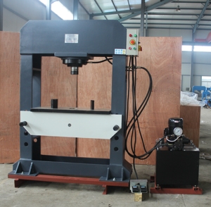 Newpower HP-300M 300 Ton Movable Cylinder Steel Plate Four Column Hydraulic <b>Deep</b> Drawing Press Machine Vessel Motor HP-300M H Fr - Product Image 2