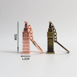 Llavero Metálico 3D del Big <span class=keywords><strong>Ben</strong></span>, Recuerdo de Londres, Estilo Británico, Aleación de Zinc, Regalo de Viaje, Baño de Oro, Plata y Bronce - Product Image 4