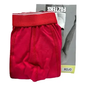 Calzoncillos Boxer de Seda Tejida para Hombre Fozter, Paquete de 12, Corte Medio, con Logotipo en la Cintura, Desechables, en Varios Colores - Product Image 5