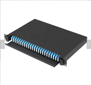 <span class=keywords><strong>SC</strong></span>/<span class=keywords><strong>FC</strong></span>/<span class=keywords><strong>ST</strong></span>/LC ngăn kéo loại cáp quang Hộp thiết bị đầu cuối trượt loại Rack mount sợi quang 12/24/48/72/96 cổng Patch Panel - Product Image 4