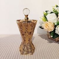 Brûleur d'encens arabe en métal doré de haute qualité, portable, moderne, pour le magasin, le bureau, la maison, décoration du Ramadan