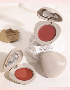Mignon blush vegan de haute qualité rose rouge de marque privée maquillage lisse et soyeux longue durée facile à prendre en note crème blush quotidienne - Product Image 5
