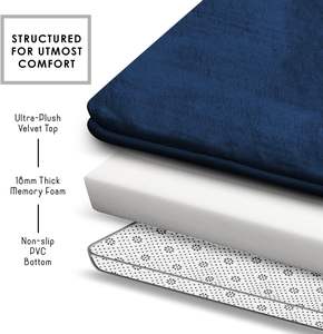 Tapis de salle de bain en mousse à mémoire de forme super doux, absorbant et sans poussière, antidérapant, pour douche et baignoire - Product Image 4