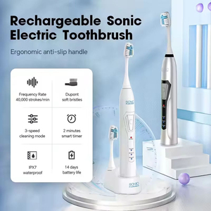 Cepillo de Dientes Eléctrico Sónico Portátil OEM, Cepillo de Dientes Automático Inteligente Premium para Adultos, Compatible con Logotipo Privado Personalizado del Fabricante - Product Image 4