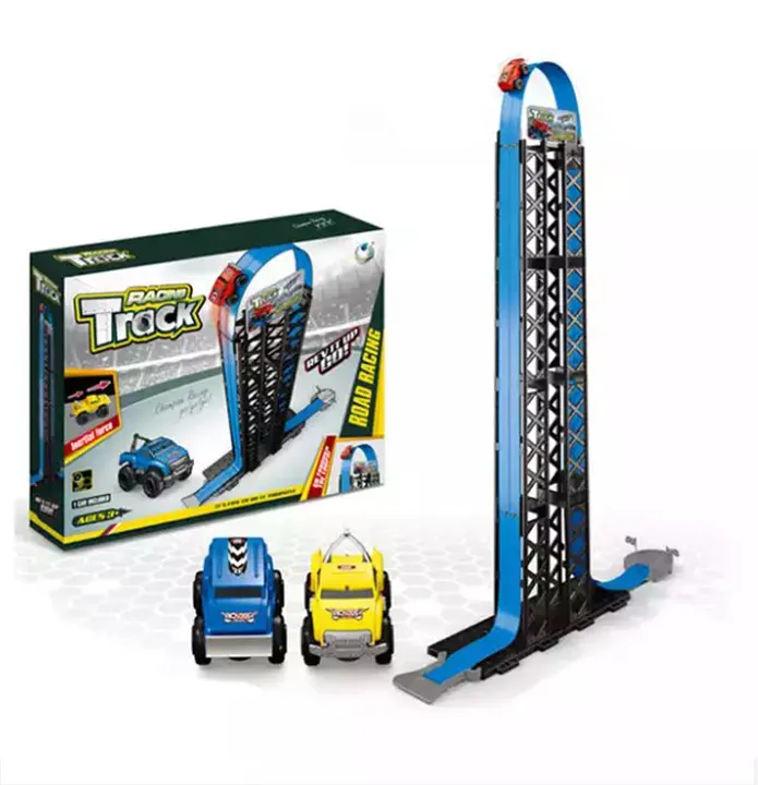 8 Styles New Magnetic Track Set Reibung Racing Stunt Cars Diy Montage Rail Loop Track Slot Auto Spielzeug für Jungen