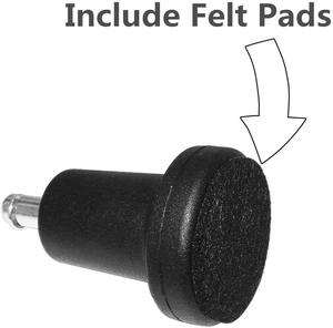 Deslizadores para Sillas de Oficina, Reemplazo de Ruedas para Sillas de Bar, Deslizadores Altos de Nailon <span class=keywords><strong>sin</strong></span> Ruedas para Sillas de Oficina - Product Image 5