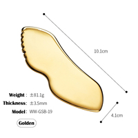 Outil facial Gua Sha en acier inoxydable, peigne métallique pour le visage, outil de soin de la peau, Gua Sha pour sculpter le visage, pour raffermir la peau, drainage lymphatique