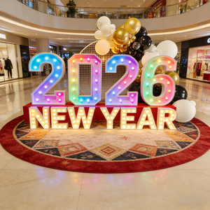 Lettres lumineuses LED autoportantes pour la <span class=keywords><strong>location</strong></span> d'événements, les centres commerciaux, les décorations scolaires - Taille et couleur personnalisables, télécommande - Product Image 5