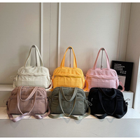 Sac de voyage léger multicolore avec poche pour trolley, bandoulière réglable, grande capacité, sac à main multi-poches