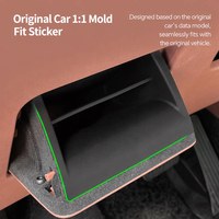 Boîte de rangement inférieure pour volant en silicone BYD Xia 2025, porte-cartes, accessoires intérieurs de voiture