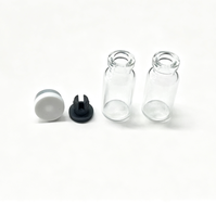 Flacons stériles RTU de 10 ml, qualité pharmaceutique, en verre borosilicate, flacons d'injection avec bouchon en caoutchouc
