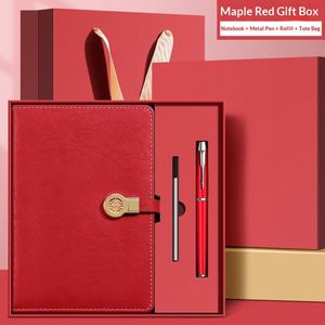 Set de Regalo de Cuaderno y Bolígrafo de Cuero con Logotipo Personalizado, Set de Cuaderno con Cierre Magnético, Agenda Diaria 2026 - Product Image 5