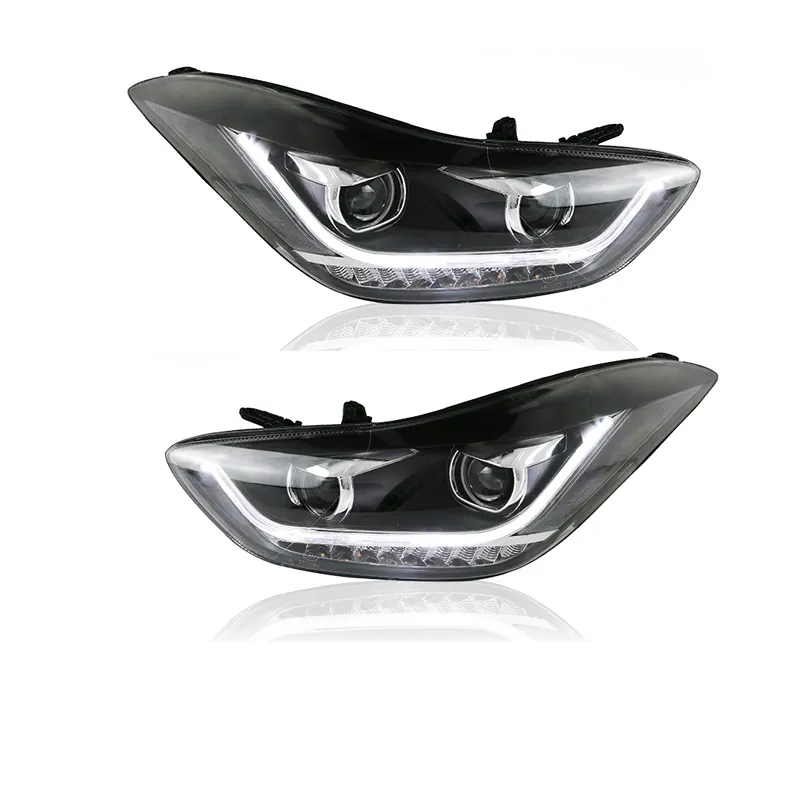 LED Headlight Perakitan Hit untuk Kepala Lampu Hit untuk HYUNDAI Avante 2012-2016 Tahun