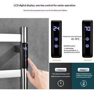 <span class=keywords><strong>Radiateur</strong></span> mural vertical chauffant pour serviettes, idéal pour salle <span class=keywords><strong>de</strong></span> bain, avec fonction <span class=keywords><strong>de</strong></span> chauffage – Meilleures ventes - Product Image 4