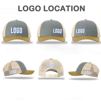 Gorra Trucker de Lona Transpirable Verde Oliva con Logotipo Personalizado, Impresión 3D en Relieve y Cierre a Presión para Deportes al Aire Libre y Pesca