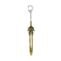 Set Gantungan Kunci Logam ZRM God of War 4 Chaos Blade & Leviathan Axe dengan Desain Topeng - Aksesori Fashion Terinspirasi Game