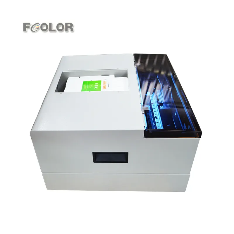 Máquina inteligente de impressora, máquina inteligente de impressora de cartão de identificação de pvc de metal digital para a impressão de cartão de visita