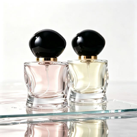 Flacons de parfum en verre transparent mini 15 ml au design unique, vente chaude, stock d'usine en gros, flacon de parfum portable en verre
