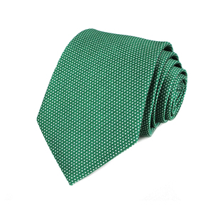 Cravates en soie Jacquard vert dernière mode en vrac pour hommes - Product Image 4