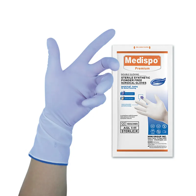 Medispo Easy Donning Chirurgische Medic Niet Latex Rubber Vrije Dubbele Handschoenen