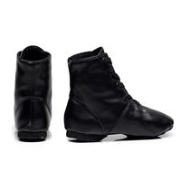 Chaussures de danse classique pour adultes BW13, bottes de jazz montantes en PU, bottes de danse moderne à semelle souple pour examens, spectacles et entraînements