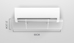 Déflecteur en plastique à suspension télescopique manuel pour pare-brise de <span class=keywords><strong>climatiseur</strong></span>, déflecteur réglable pour ménage - Product Image 5