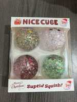 2026 Nice Ice Baby Cube 4 piezas Juguete Blandito Antiestrés para Halloween y Navidad, Gadget para Apretar, Venta al por Mayor, Regalo Festivo