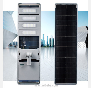 Die-casting Aluminum Solar Street Lamp 100W 120W IP65 Waterproof Integrated <b>LED</b> <b>Light</b> With Intelligent Control for Outdoor Road - Product Image 2