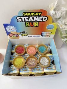 Meilleure Vente : Ensemble de Jouets Squishy en Forme de Petit Dumpling de Cristal, Jouet Amusant en Forme de Boulette, Jouets Anti-Stress Souples à Presser pour Enfants - Product Image 3