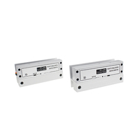 Serrure à pêne électrique en aluminium de type u avec retour de signal de porte pour porte sans cadre