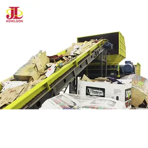 Customized Powerful Cardboard Box Shredder Paper And Carton Recycling Machine