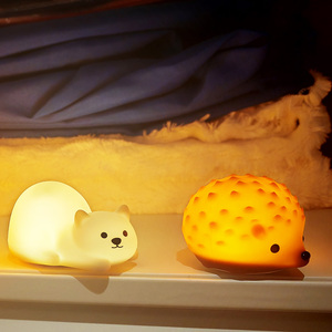 Rechargeable Portable <span class=keywords><strong>Pat</strong></span> USB Lumière Magnétique Enfants Décor Humeur Mur Chien Silicone Mini Chambre Mignon Mur Monté Lumière - Product Image 2