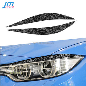 Couverture de sourcil de lumière de phare de paupières de phare de carbone forgé pour <span class=keywords><strong>BMW</strong></span> 4 Series F32 F33 F36 F80 M3 F82 F83 M4 2012-2017 - Product Image 1